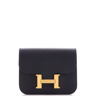 Hermes Constance Slim Wallet Evercolor