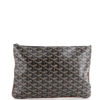 Goyard Senat Zip Pouch Coated Canvas MM