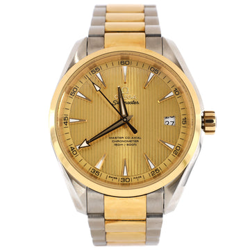 Omega Seamaster Aqua Terra 150M Co-Axial Chronometer Automatic Watch Stainless Steel and Yellow Gold 42