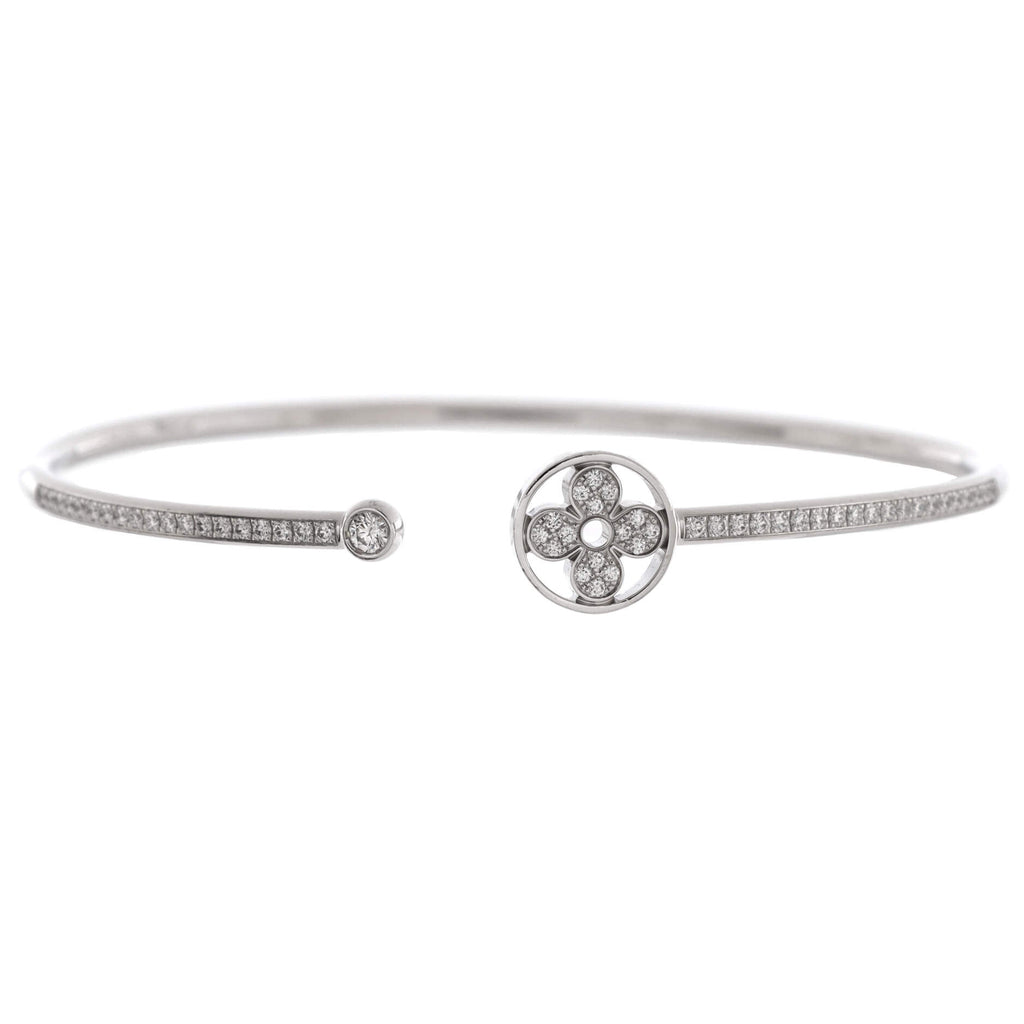 5. Louis Vuitton, white gold bracelet Blossom Beryl - JFW MAGAZINE
