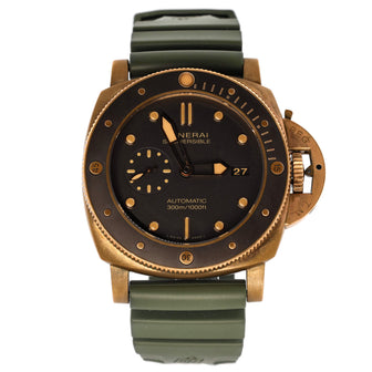 Panerai Submersible Bronzo 3 Days Automatic Watch Bronze with Ceramic and Rubber 47