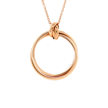 Tiffany & Co. Paloma Picasso Melody Circle Pendant Necklace 18K Rose Gold Small