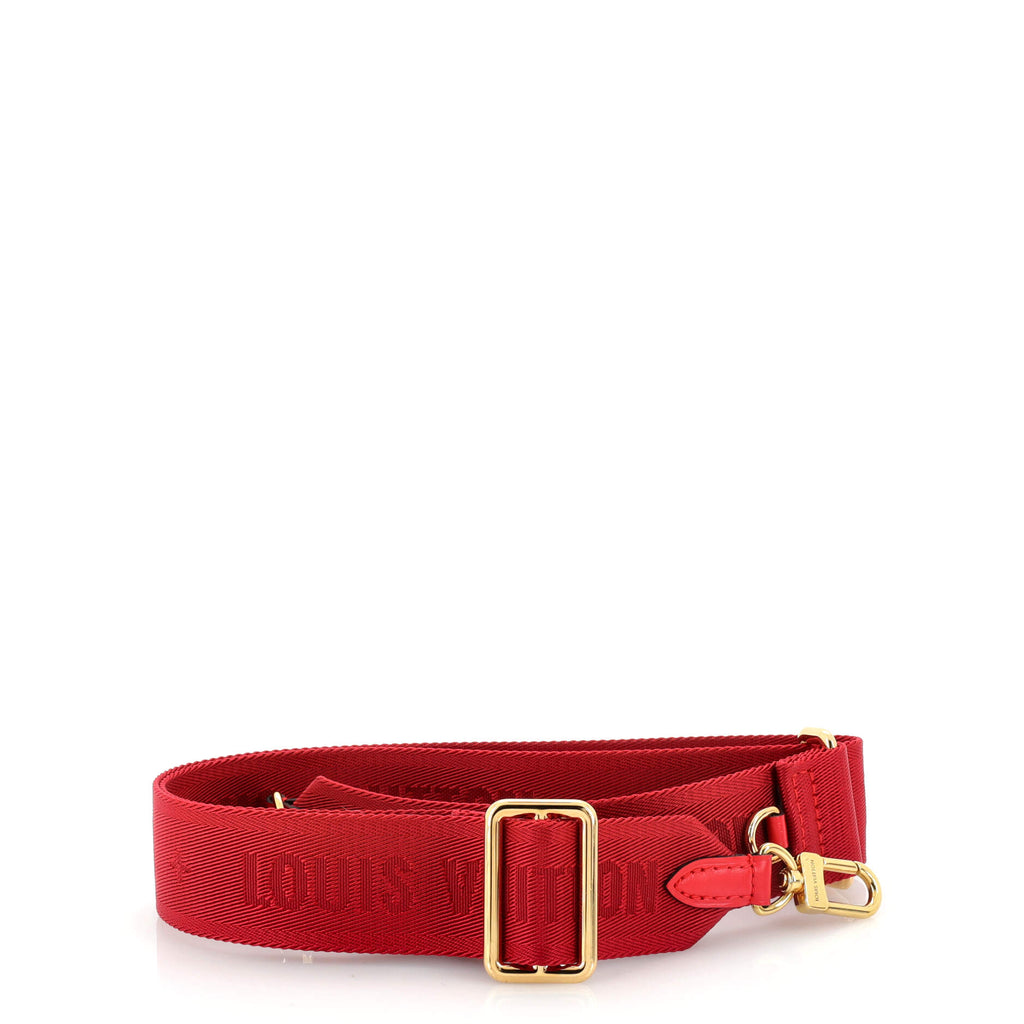 Louis Vuitton Multi Pochette Accessoires Shoulder Strap Canvas Red