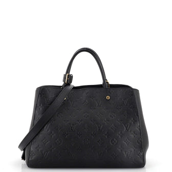 Louis Vuitton Montaigne Handbag Monogram Empreinte Leather GM