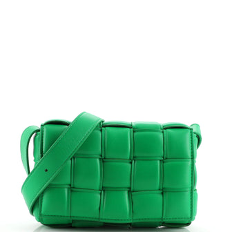 Bottega Veneta Cassette Crossbody Bag Padded Maxi Intrecciato Leather Small