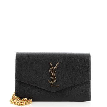 Saint Laurent Uptown Chain Wallet Leather