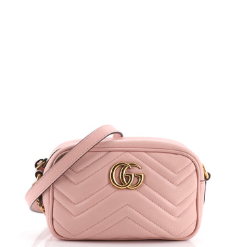 Gucci GG Marmont Shoulder Bag Matelasse Leather Mini