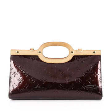 Louis Vuitton Roxbury Drive Handbag Monogram Vernis Red 2051501