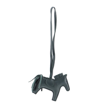 Hermes So Black GriGri Rodeo Bag Charm Leather PM