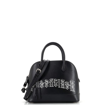 Balenciaga Logo Ville Bag Leather Small