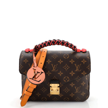 Louis Vuitton Braided Handle Pochette Metis Monogram Canvas