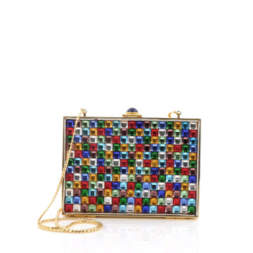 Judith Leiber Minaudiere Crystal Small Blue 2052001