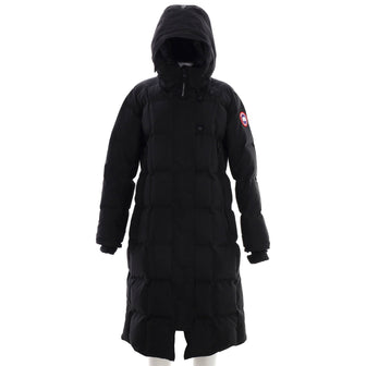 Canada Goose Womens' Elmwood Long Parka Quilted Polyester Blend with Down