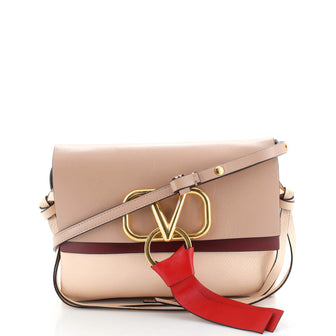 Valentino Garavani VRing Crossbody Bag Leather Small