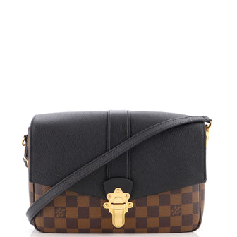 Louis Vuitton Clapton Handbag Damier and Leather PM