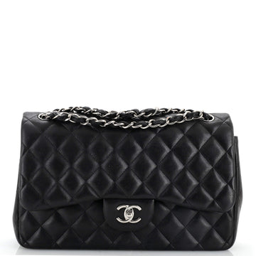 Chanel Classic Double Flap Bag Quilted Lambskin Jumbo
