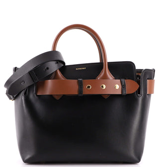 Burberry Belt Tote Leather Small