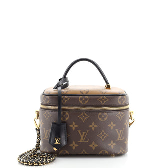 Louis Vuitton Vanity Handbag Reverse Monogram Canvas PM