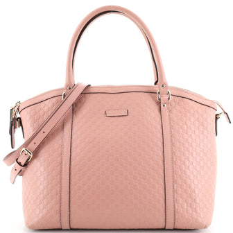 Gucci Britt Convertible Dome Satchel (Outlet) Microguccissima Leather Medium