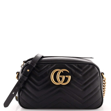 Gucci GG Marmont Shoulder Bag Matelasse Leather Small