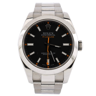 Rolex Oyster Perpetual Milgauss Automatic Watch Stainless Steel 40