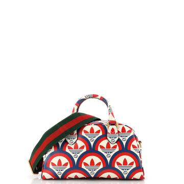 Gucci x adidas Duffle Bag Printed Leather Mini