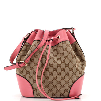 Gucci Classic Bucket Bag GG Canvas Medium