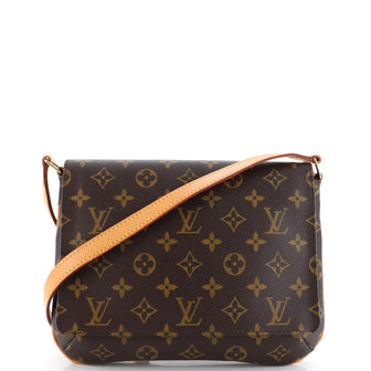 Louis Vuitton Musette Tango Handbag Monogram Canvas