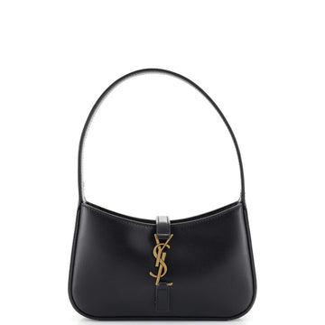 Saint Laurent Le 5 a 7 Hobo Leather Mini