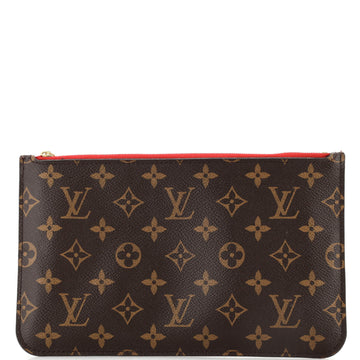 Louis Vuitton Neverfull Pochette Monogram Canvas Large