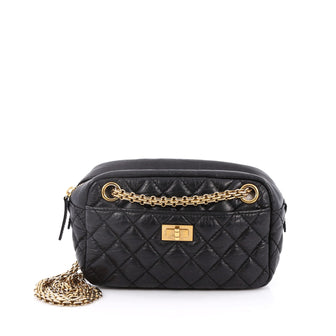 Chanel Reissue Camera Bag Quilted Aged Calfskin Small Black