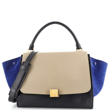 Celine Tricolor Trapeze Bag Leather Medium
