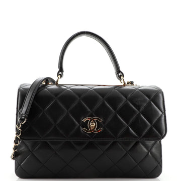 Chanel Trendy CC Top Handle Bag Quilted Lambskin Medium