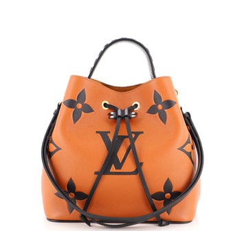 Louis Vuitton NeoNoe Handbag Limited Edition Crafty Monogram Empreinte Giant MM