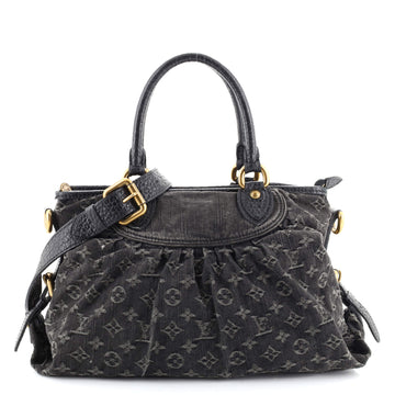 Louis Vuitton Neo Cabby Handbag Denim MM