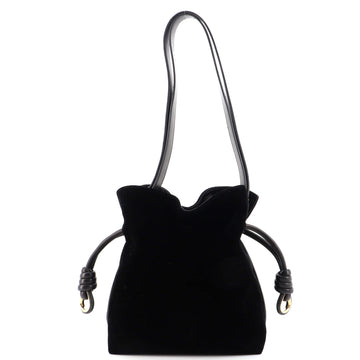 Loewe Flamenco Knot Bag Velvet Small