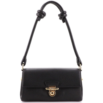 Salvatore Ferragamo Glam Flap Shoulder Bag Leather Small
