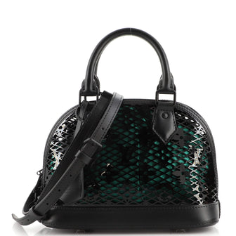Louis Vuitton Alma Handbag Monogram Lace Leather BB