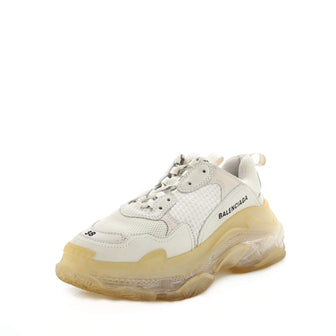 Balenciaga Women's Triple S Sneakers Fabric and Mesh with Faux Leather