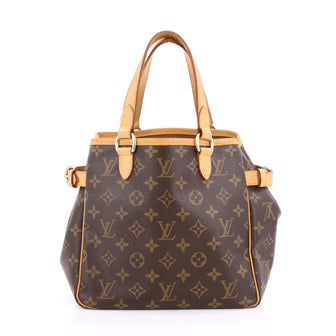 Louis Vuitton Batignolles Handbag Monogram Canvas Brown 2057001