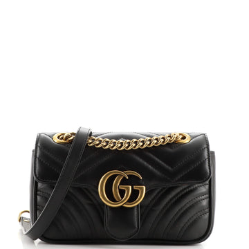 Gucci GG Marmont Flap Bag Matelasse Leather Mini
