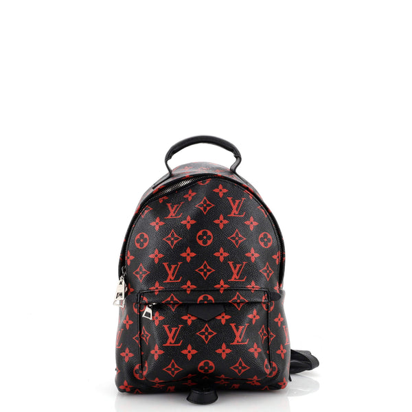 red black louis vuitton backpack