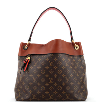 Louis Vuitton Tuileries Hobo Monogram Canvas with Leather