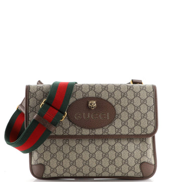 Gucci Neo Vintage Flap Messenger GG Coated Canvas Medium