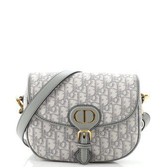 Christian Dior Bobby Flap Bag Oblique Canvas Medium