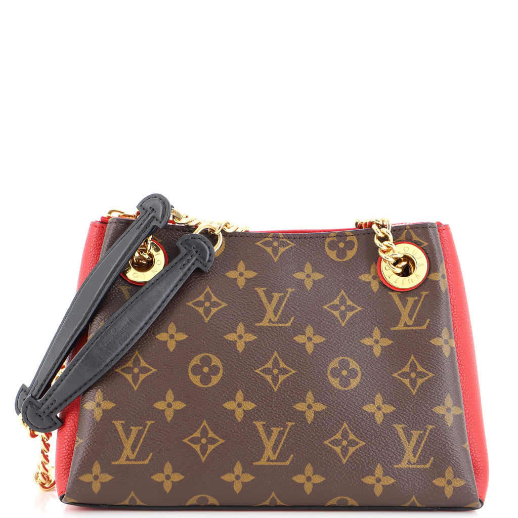 Louis Vuitton Monogram Canvas Surene BB Shoulder Handbag Cherry