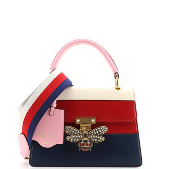 Gucci Queen Margaret Top Handle Bag Colorblock Leather Small