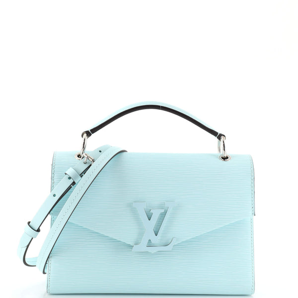 Louis Vuitton Grenelle Pochette Bag EPI Leather Blue