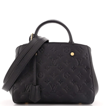 Louis Vuitton Montaigne Handbag Monogram Empreinte Leather BB