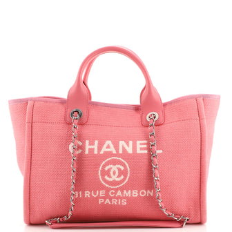Chanel Deauville NM Tote Mixed Fibers Small